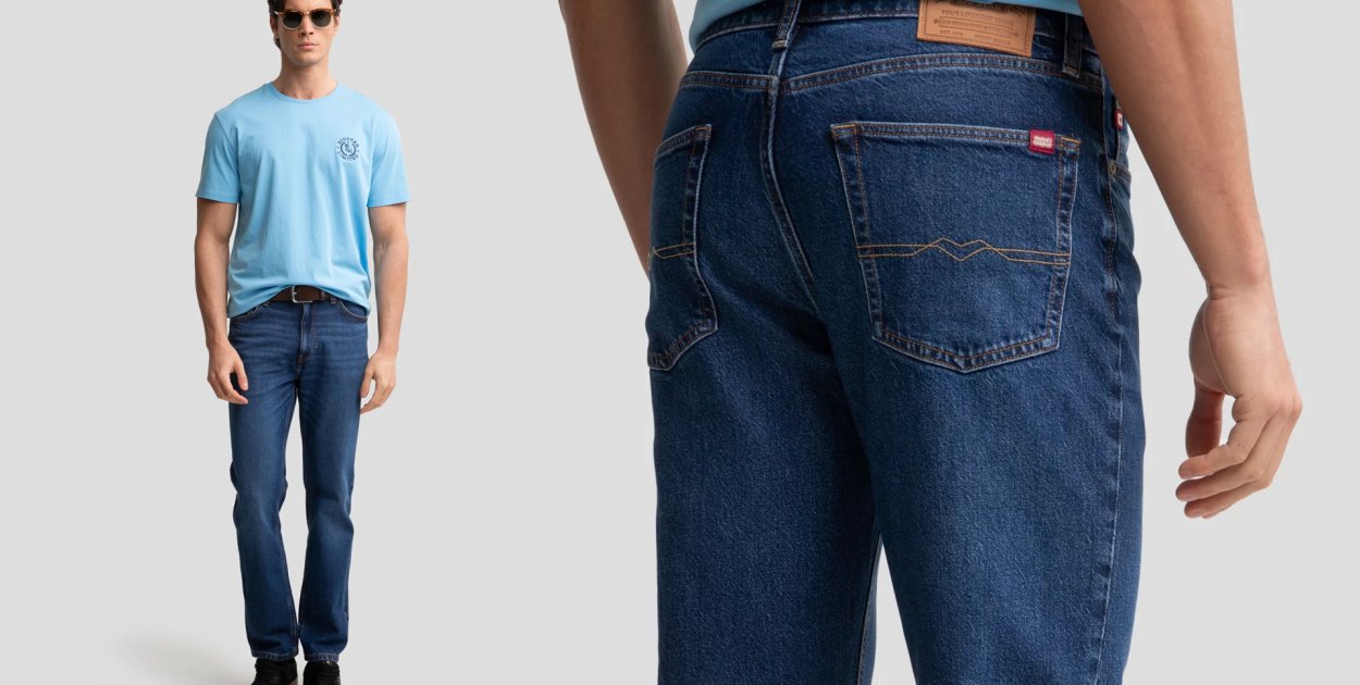 Jeansy męskie straight – dlaczego prosty krój wciąż pozostaje symbolem ponadczasow