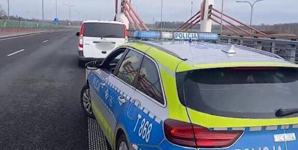 Pomylił zjazdy i jechał pod prąd na S5 pod Ostródą