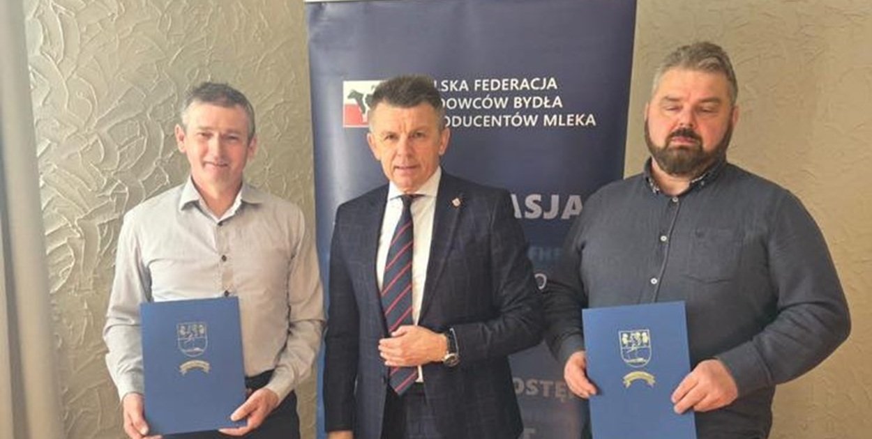 Hubert Küchmeister i Bogdan Chodań nagrodzeni za wyniki w produkcji mleka