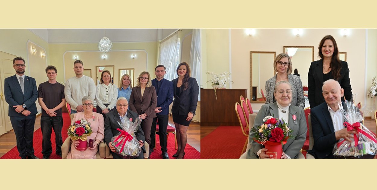 Państwo Klonowscy i Markuszewscy z Ostródy obchodzili 50-lecie małżeństwa