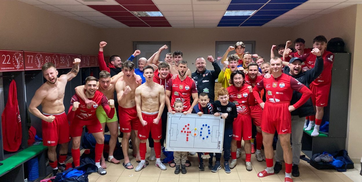 Sokół Ostróda pewnie pokonał GKS Stawiguda i wciąż liczy się w walce o awans