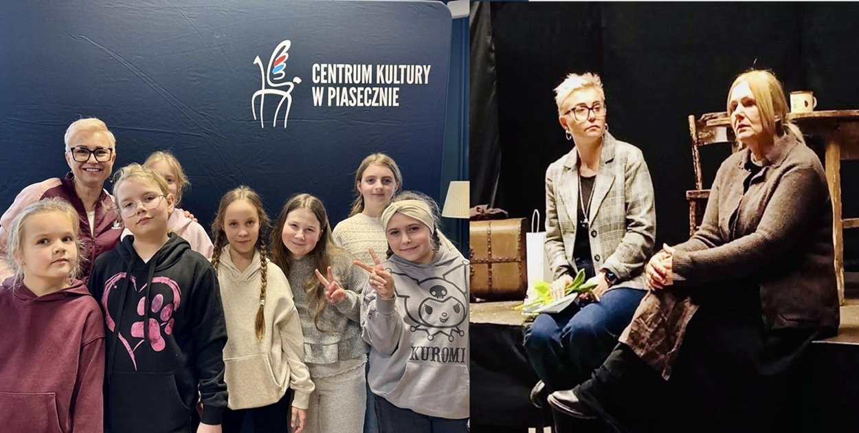 Mira Wójcik z nagrodą, grupa teatralna MAMTREMA z Łukty z wyróżnieniem na