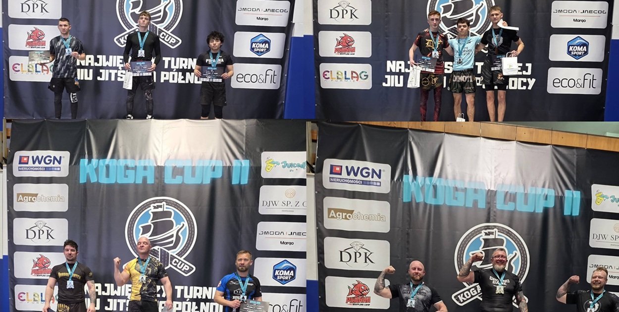 4 zawodników - 5 medali! Dragon Fighter Bynowo z gm. Miłomłyn na Koga Cup w