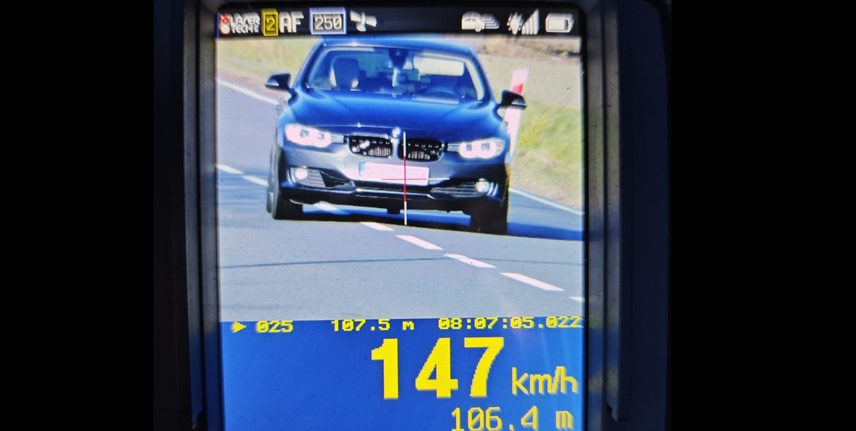 147 km/h na 90-tce BMW w powiecie ostródzkim. 20-latek stracił prawo jazdy
